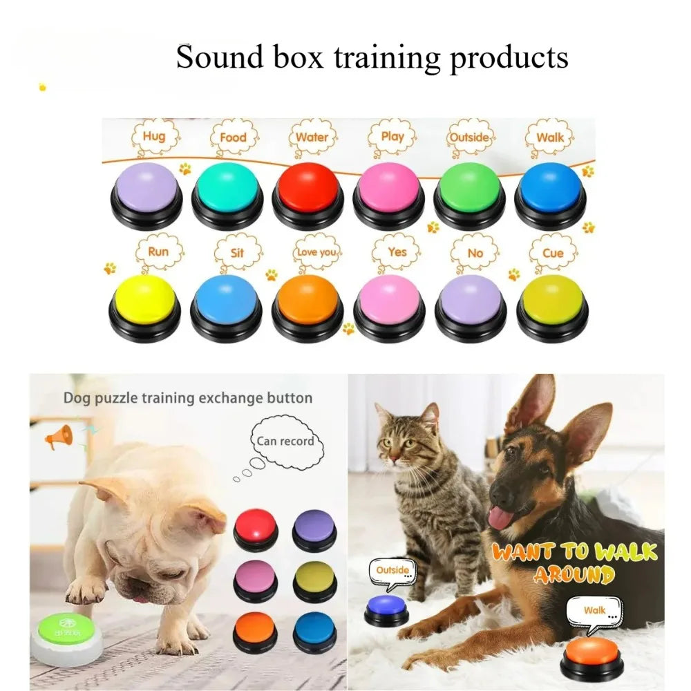 Dog Voice Recording Communication Buttons-8PCS